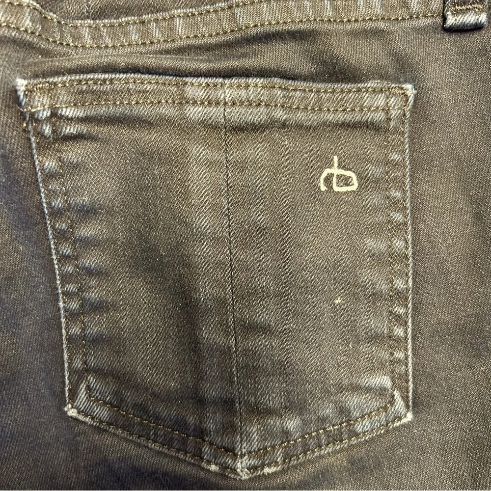 Rag & Bone Coal with Holes Women’s Skinny Jeans. Size 26 - Picture 8 of 16